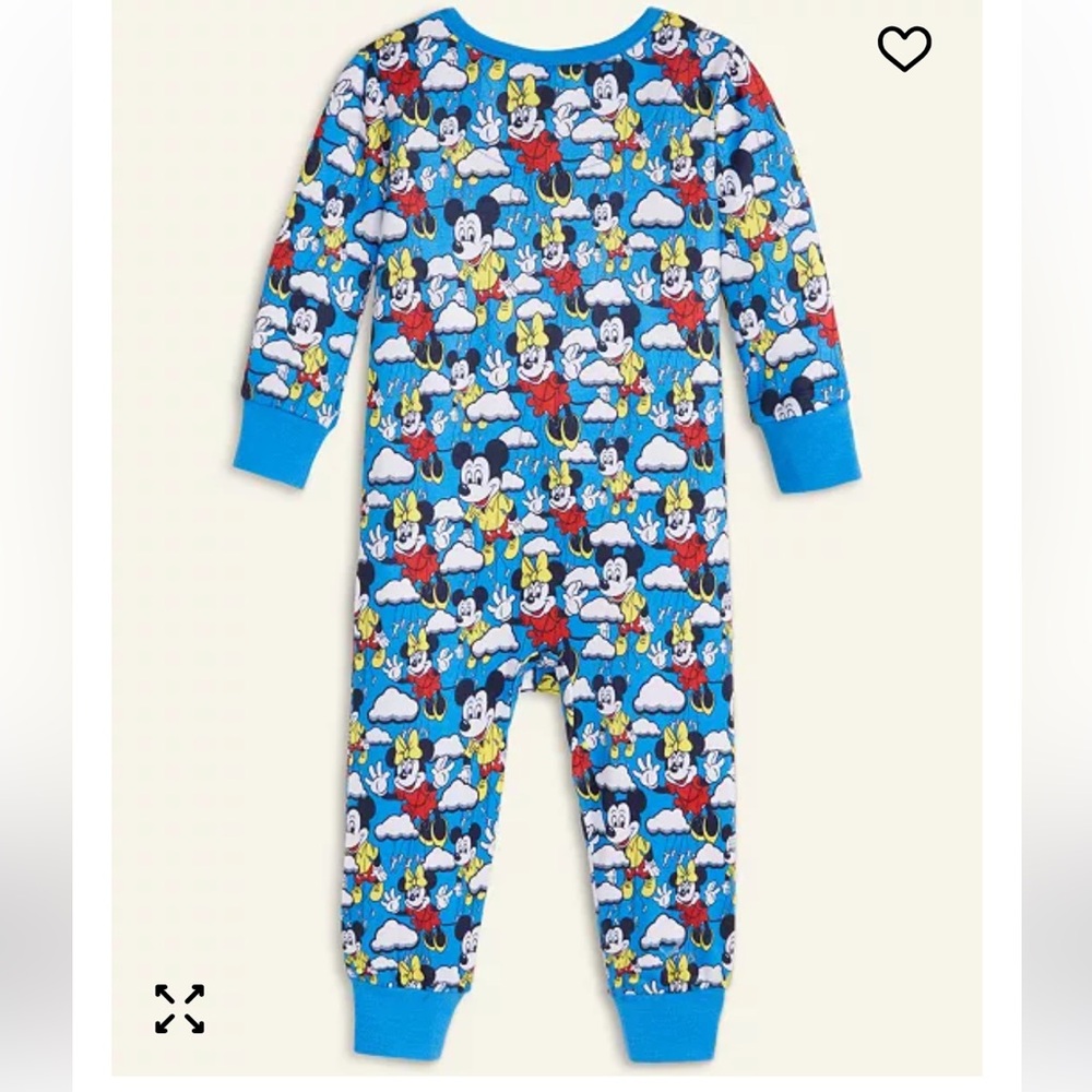 Baby Mickey & Minnie Mouse Parade Balloon Knit One Piece Sleeper‎